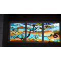 Decorative Tempered Stained Glass for door and window